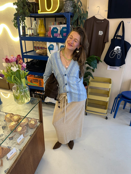 GUEST IN RESIDENCE LIA SKIRT - SANDSTONE