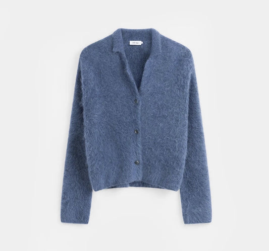 KNIT-TED NIKI VEST- MID BLUE