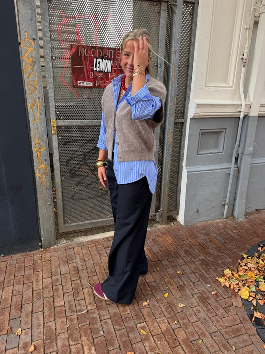 KNIT-TED CONSTANZE CARDIGAN MOCCA