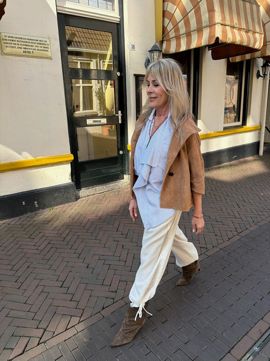 STUDIO AR BY ARMA - CLARA JACKET - SUEDE - MOUSSE