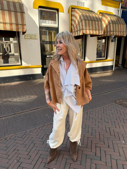 STUDIO AR BY ARMA - CLARA JACKET - SUEDE - MOUSSE