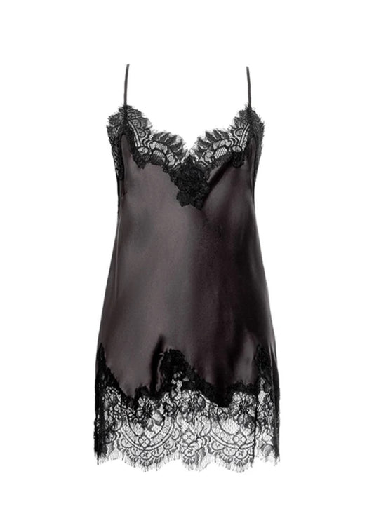 GOLDHAWK SILK TOP -PEWTER/BLACK