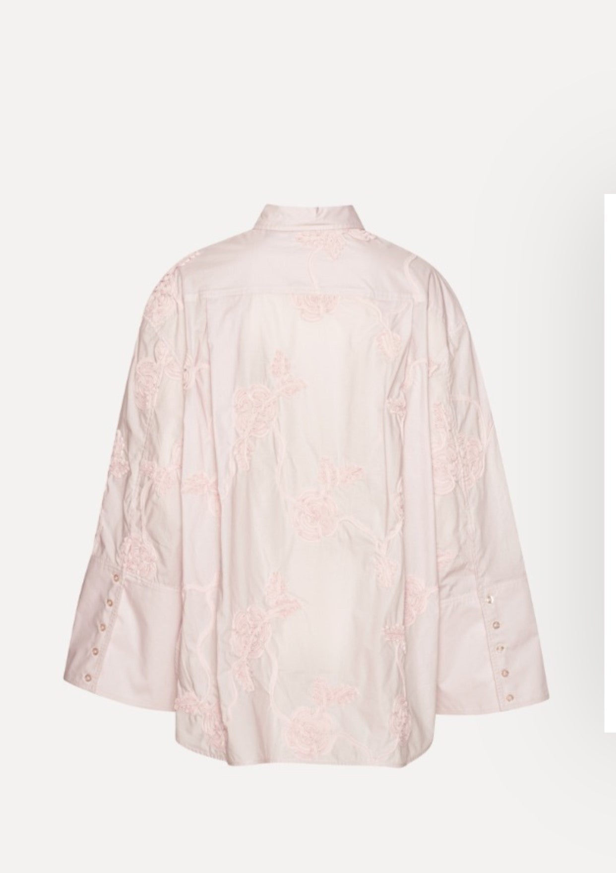 ROTATE FLOWER - OVERSIZED SHIRT - ORCHID ICE -ROZE