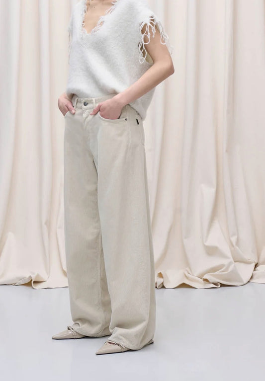 HAIKURE BETHANY JEANS -SOFT ECRU
