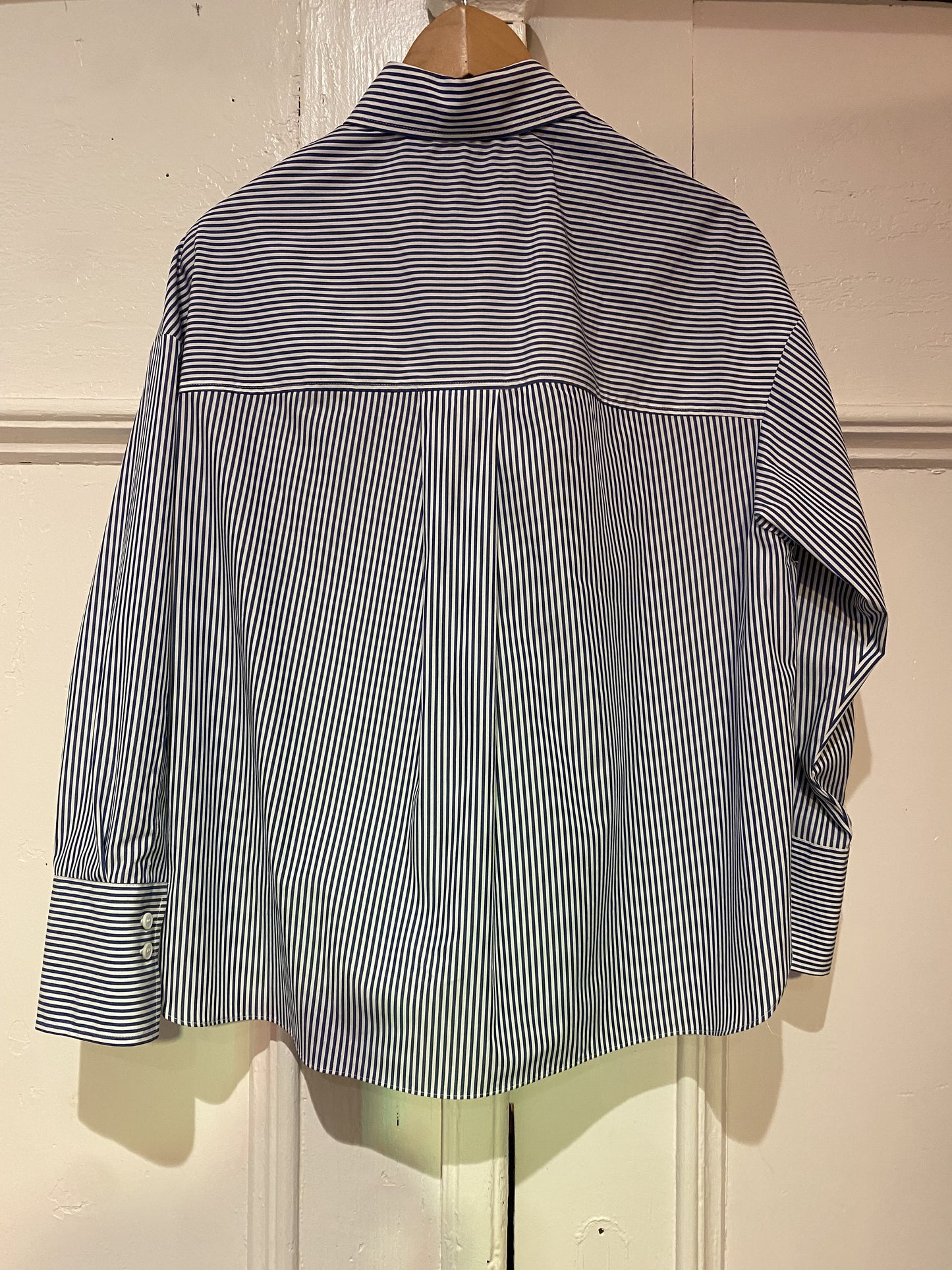 ACADEMIA - MARIE - BLOUSE - BLAUW/WIT GESTREEPT