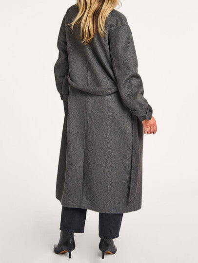STUDIO AR MAE WOOL BLEND JAS - DARK GREY