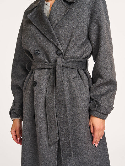 STUDIO AR MAE WOOL BLEND JAS - DARK GREY