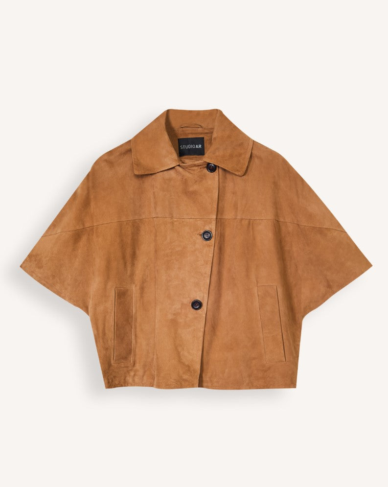 STUDIO AR BY ARMA - CLARA JACKET - SUEDE - MOUSSE