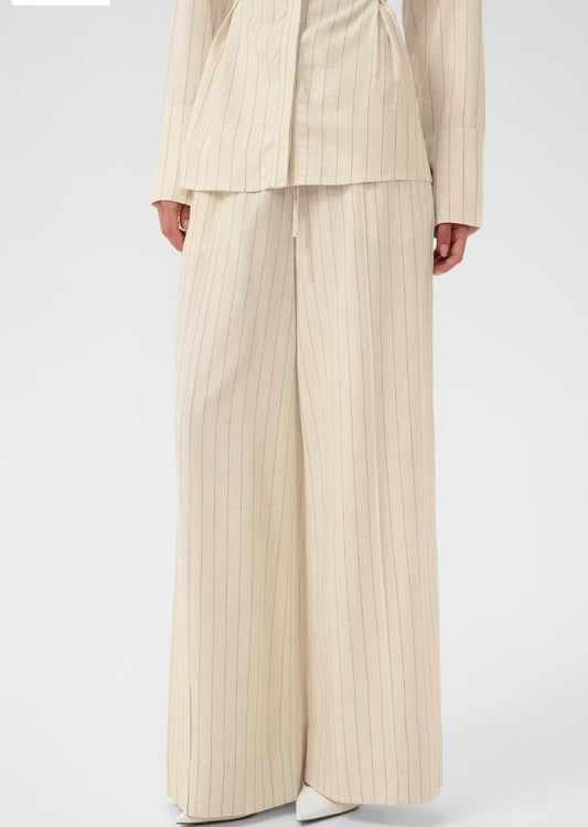 GESTUZ GZTASCHA BROEK - FROZEN DEW PINSTRIPE