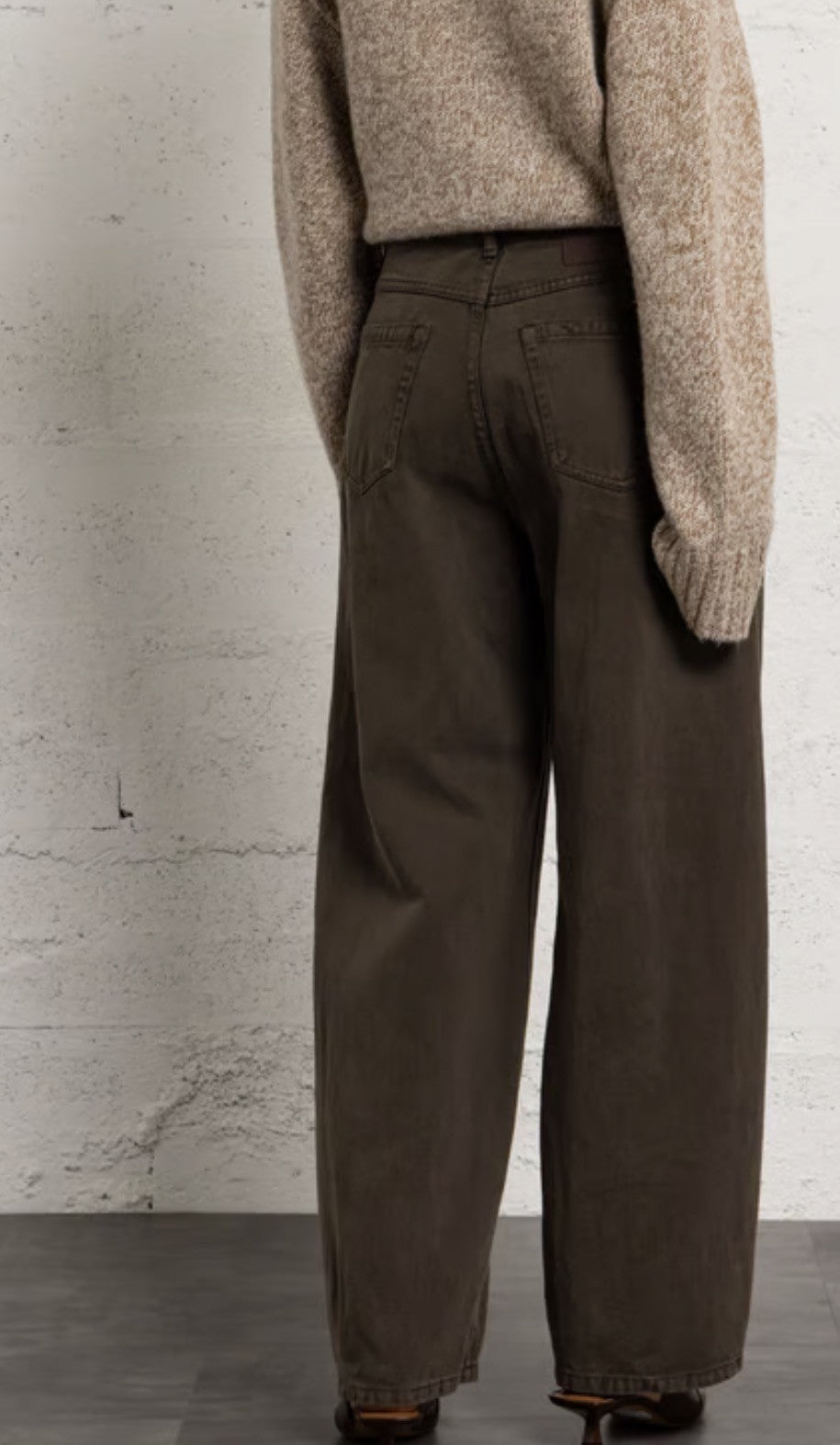 MARGAUX LONNBERG LUCA PANTALON - BROWN / KAKI