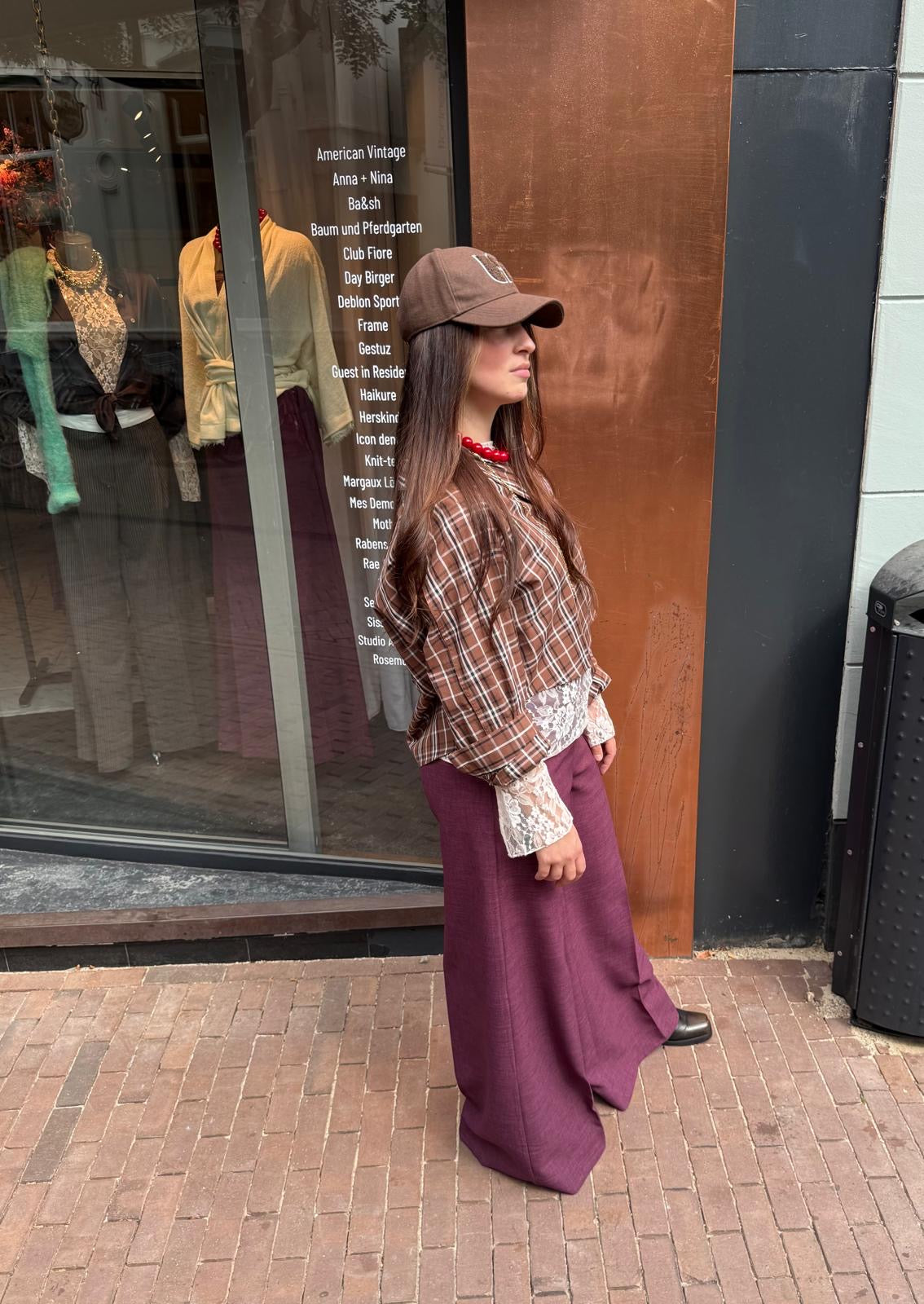 SEA ME HAPPY SUPER WOODY LUSH PANTS - PLUM
