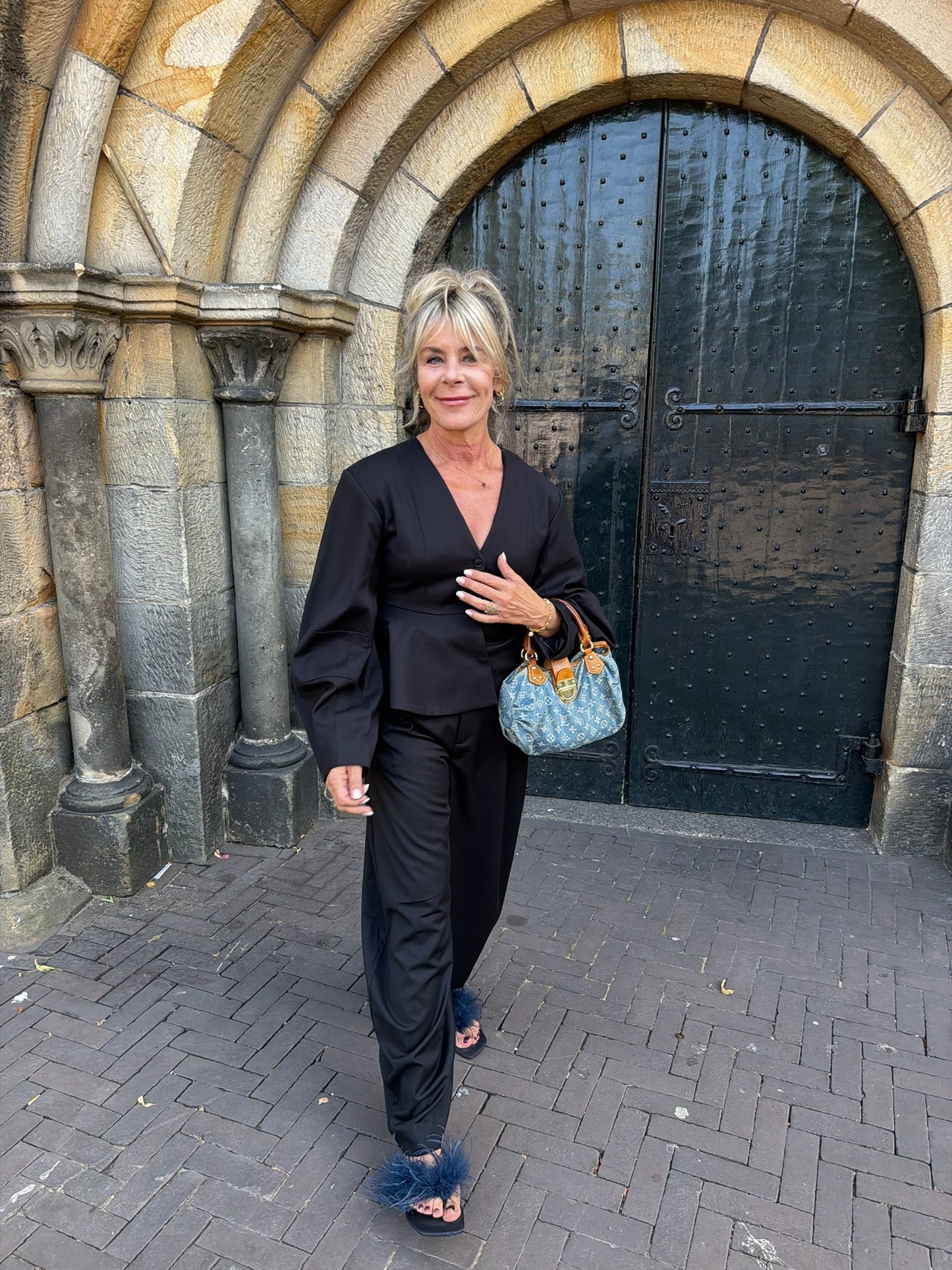 GESTUZ PAULA BLOUSE/BLAZER - BLACK