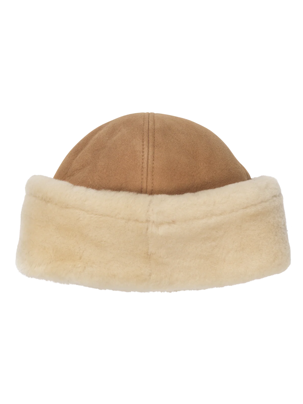 ROSEMUNDE SYDNEY SHEARLING HAT ALMOND