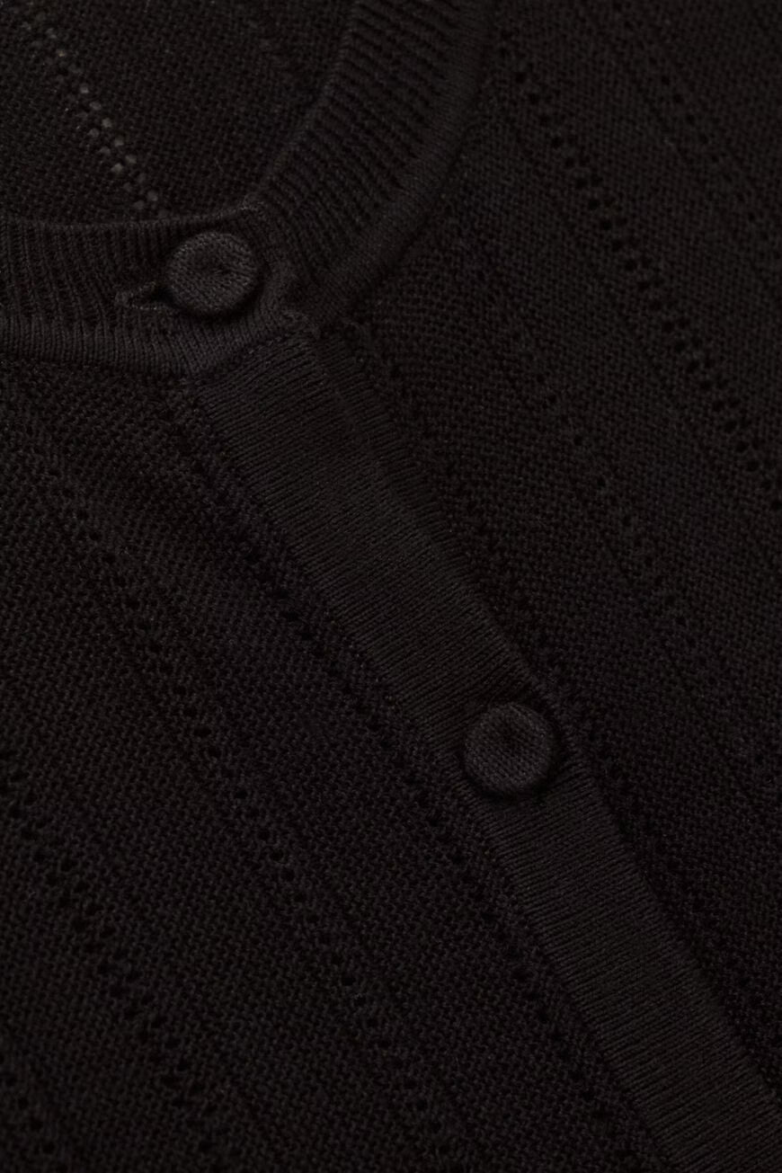 BA&SH VITIS GILET - BLACK
