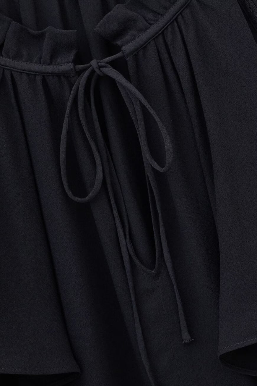 BA&SH ROMANTIC BLOUSE BETTY BLACK