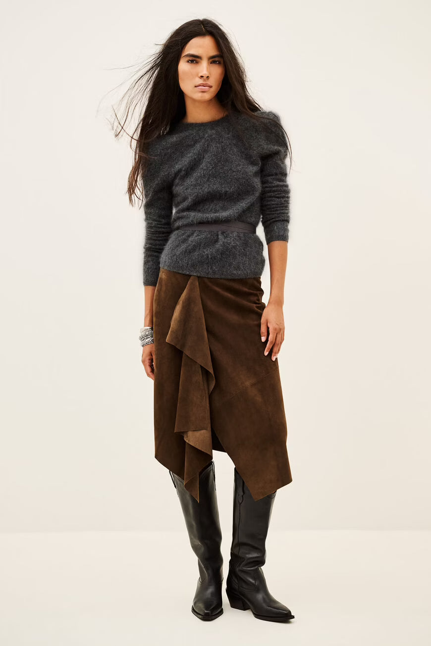 BA&SH TERRATS CARDIGAN GREY
