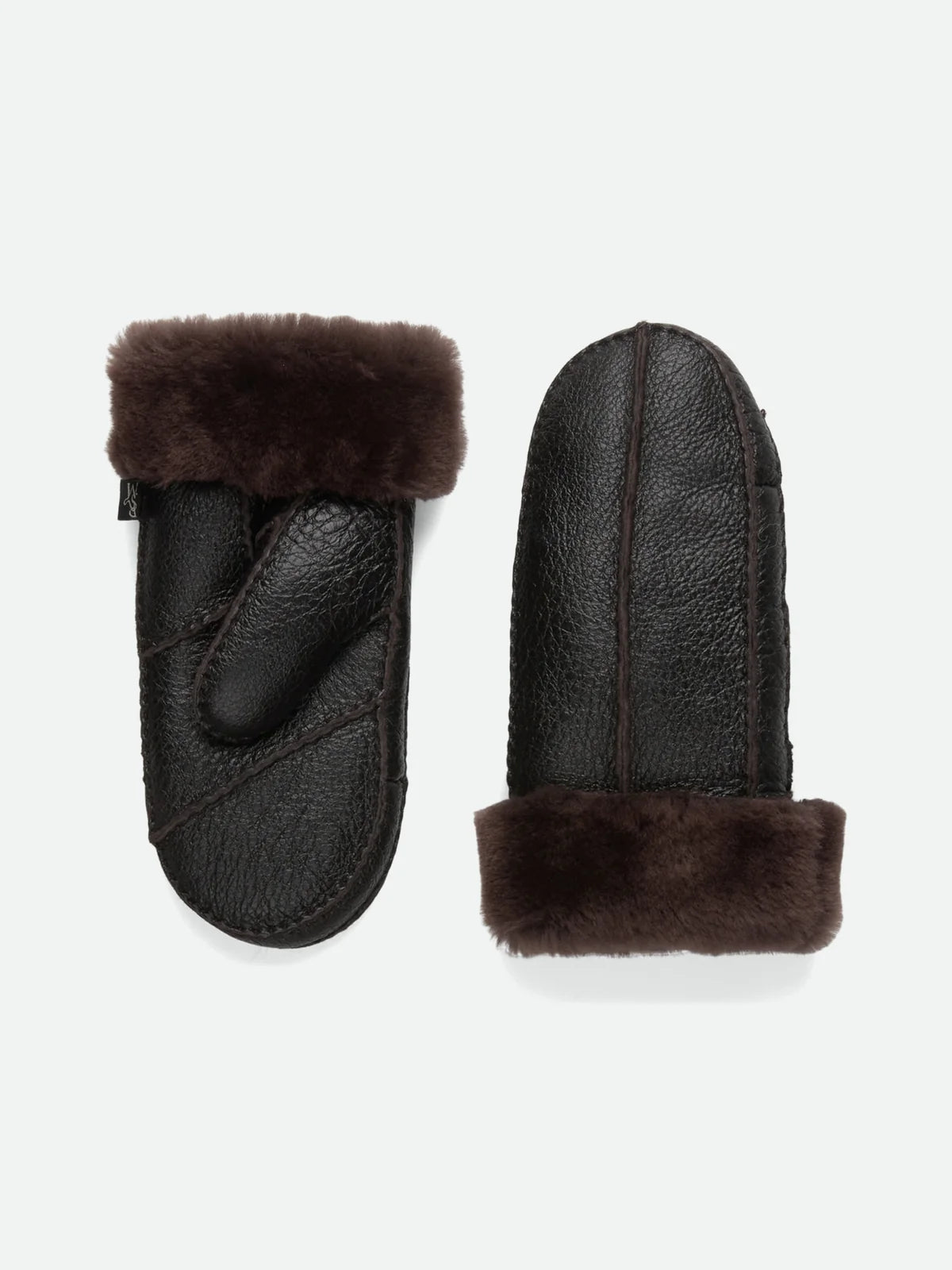 ROSEMUNDE JUNO MITTENS COFFEE BROWN