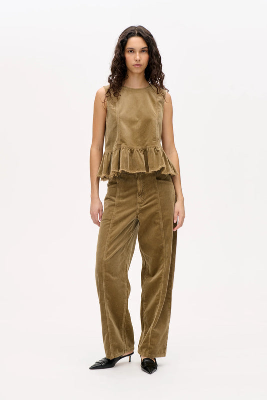 BAUM UND PFERDGARTEN NARA TROUSERS - SAVANNAH TAN