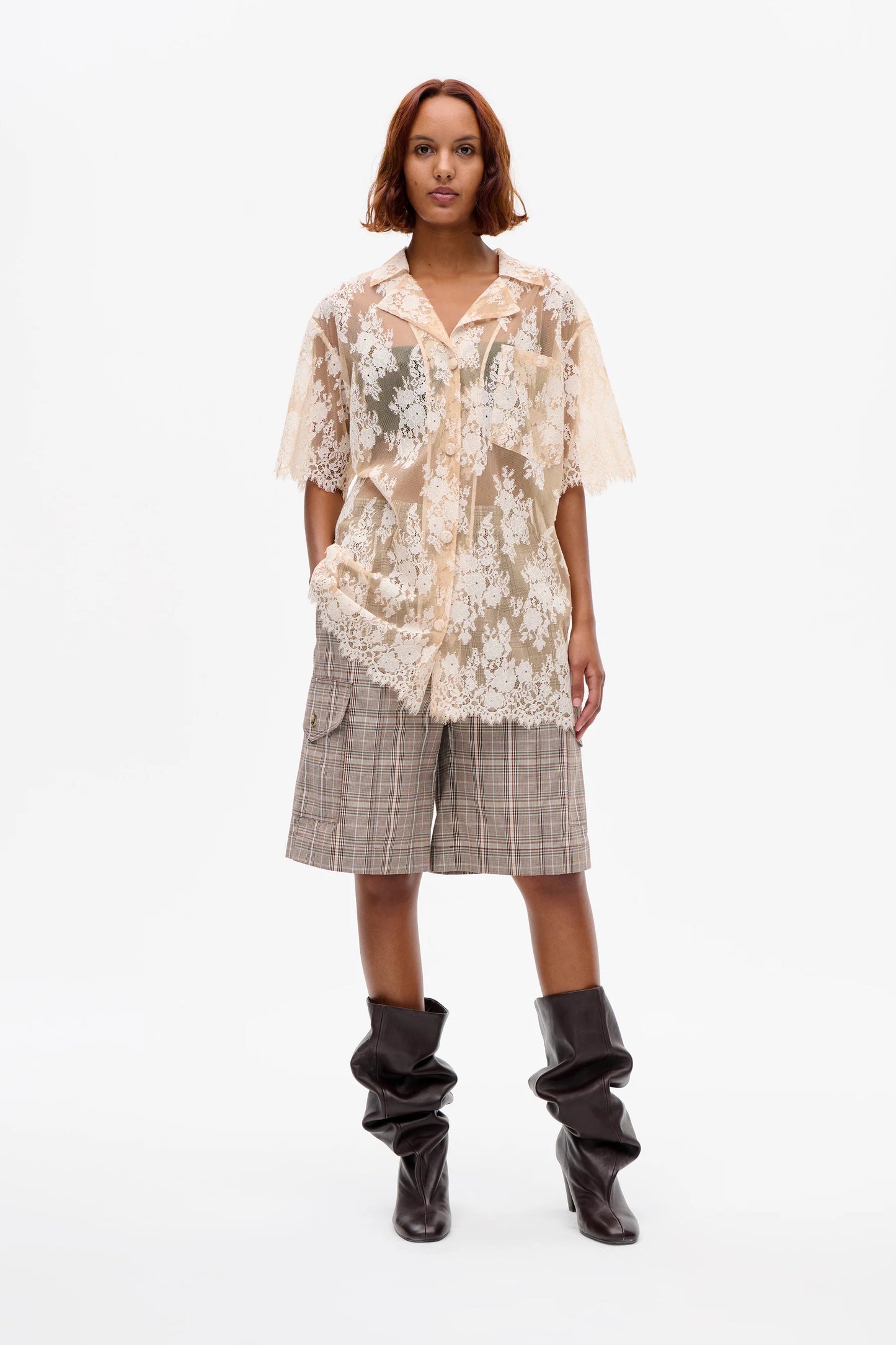 BAUM UND PFERDGARTEN MANNICA SHIRT - FRAPPE BEIGE