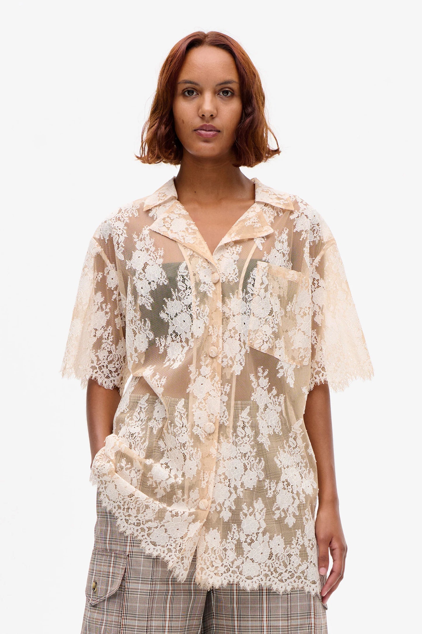 BAUM UND PFERDGARTEN MANNICA SHIRT - FRAPPE BEIGE