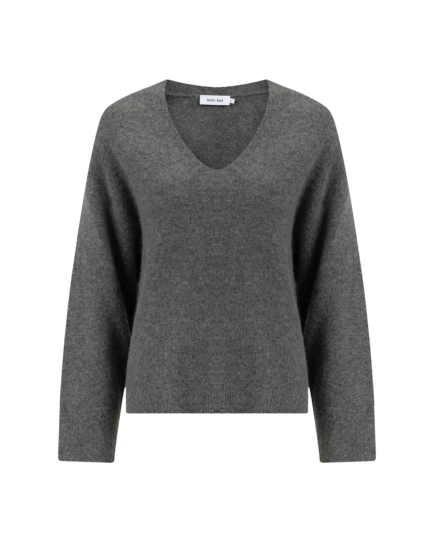 KNIT-TED LUCIA PULLOVER MID GREY