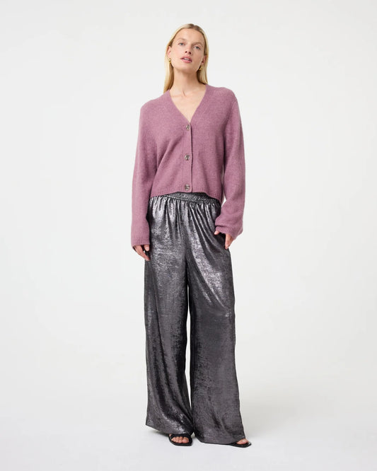 KNIT-TED ARIEL CARDIGAN LILAC
