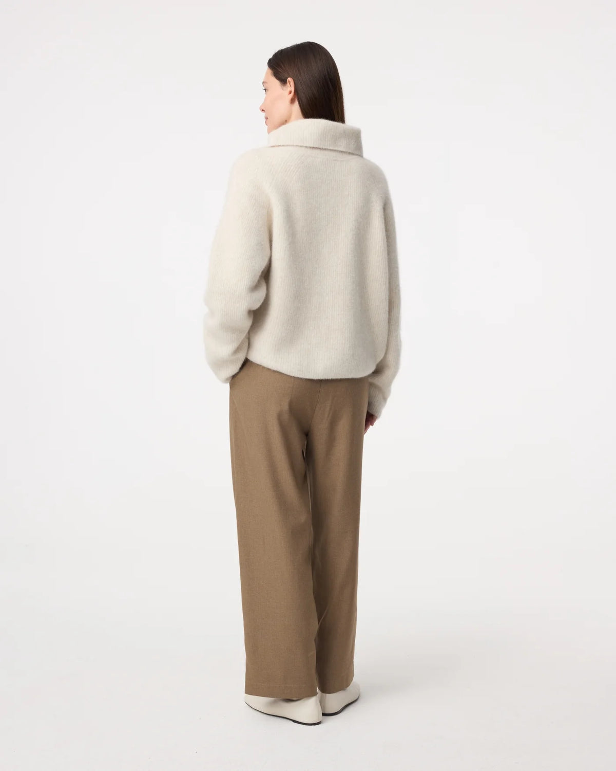 KNITTED MILO CARDIGAN GREIGE