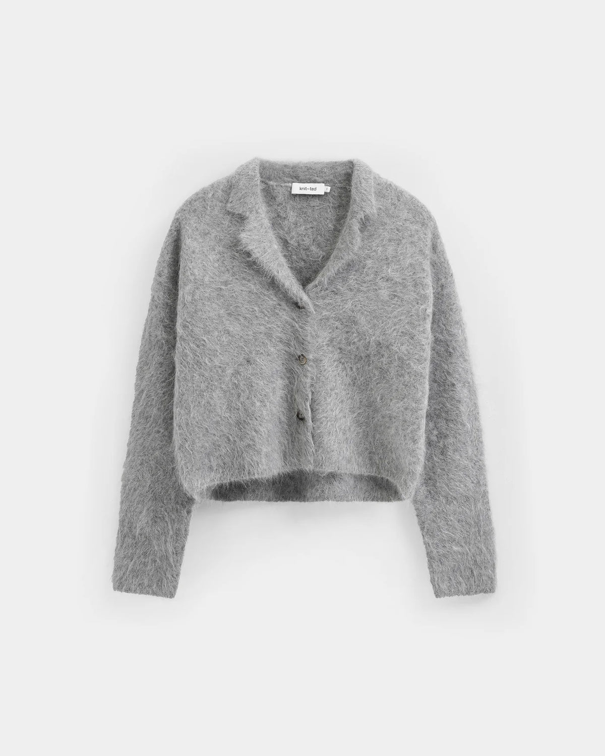 KNITTED NIKI CARDIGAN MID GREY
