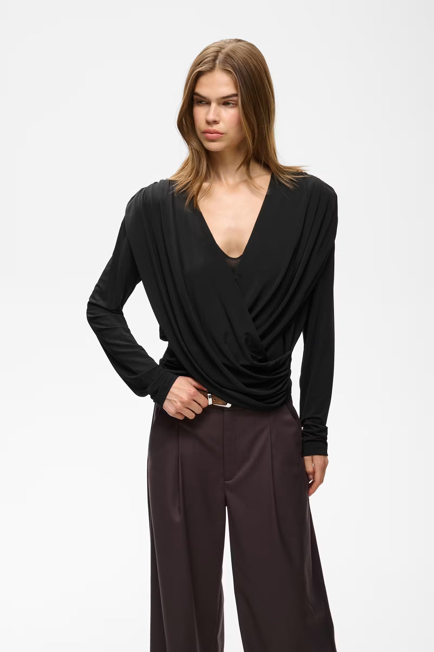 GESTUZ JOSEFI BLOUSE BLACK