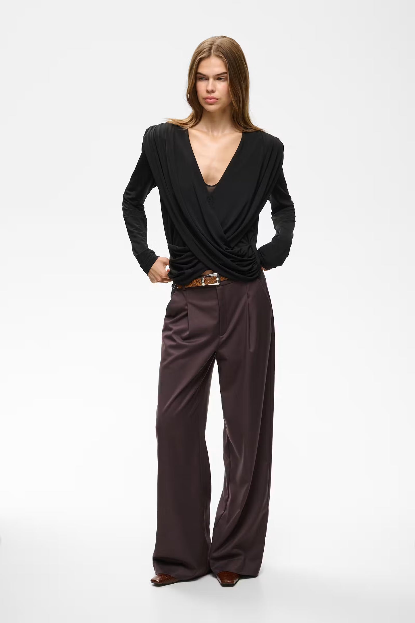 GESTUZ JOSEFI BLOUSE BLACK