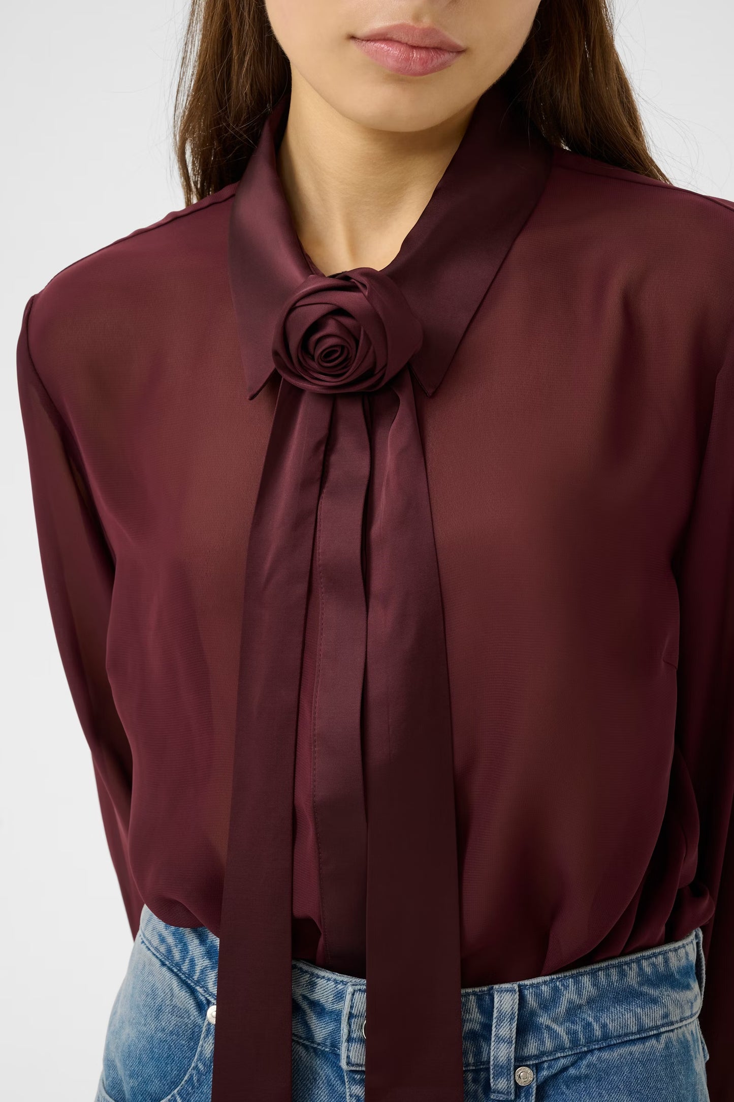 GESTUZ LYNNE SHIRT ARONIA