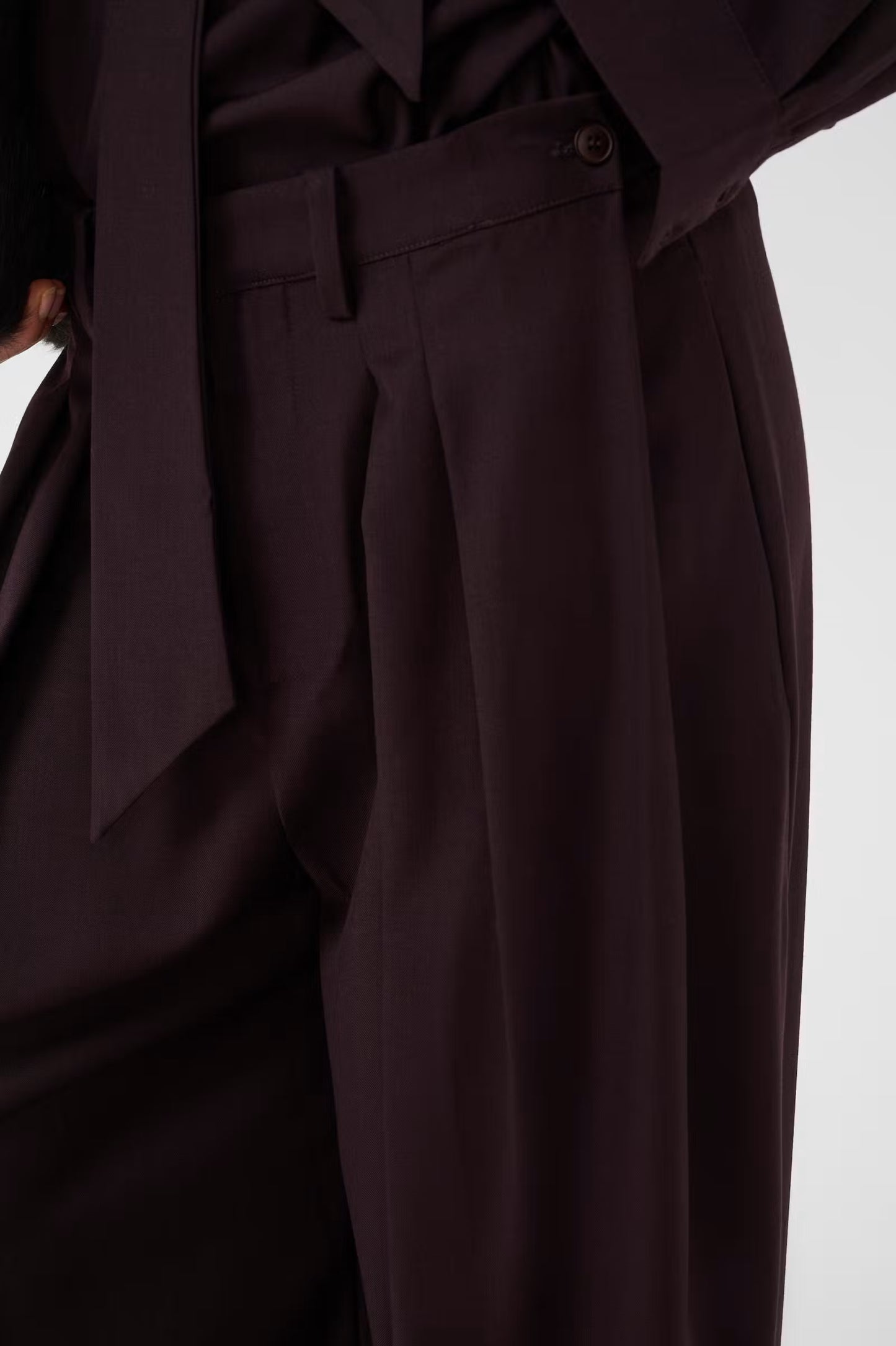 GESTUZ SCHANY PANTS DEEP PLUM