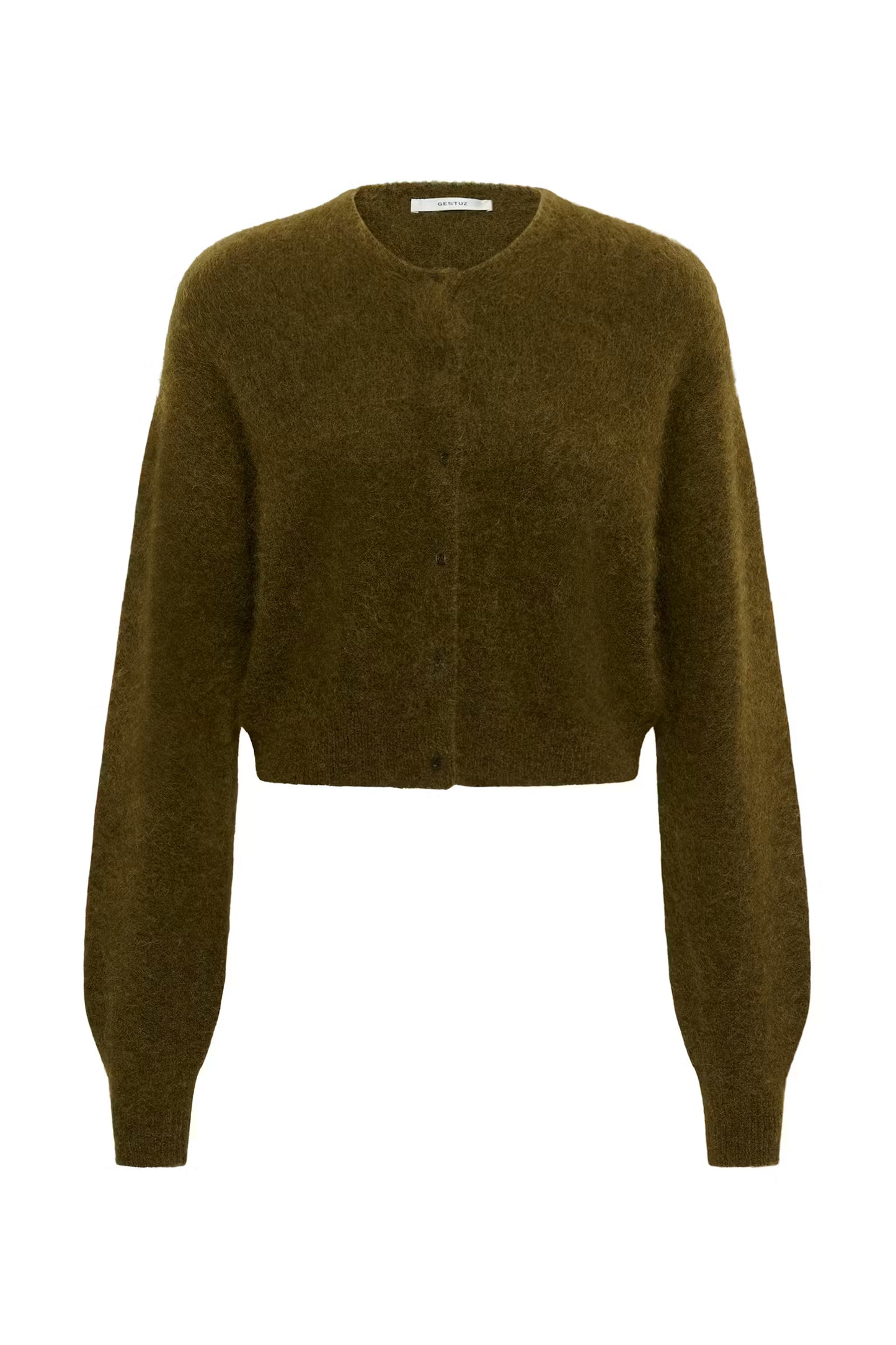 GESTUZ DEBBIE CARDIGAN PLANTATION MELANGE BROWN