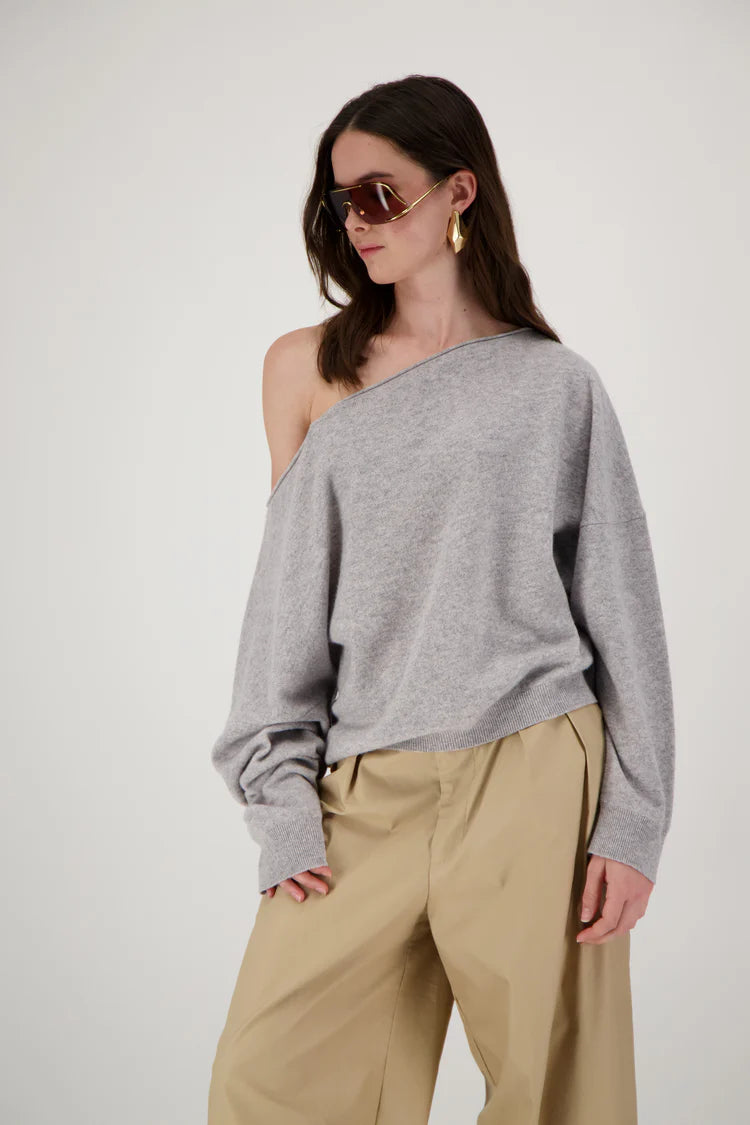 RAE ANTWERP ERIKA SWEATER CHARCOAL