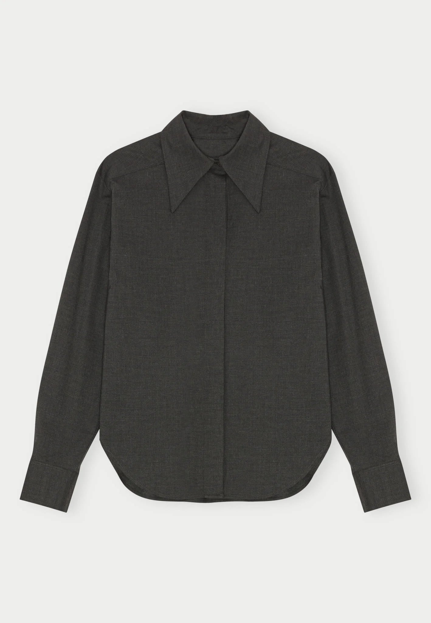 HERSKIND DARA SHIRT DARK GREY