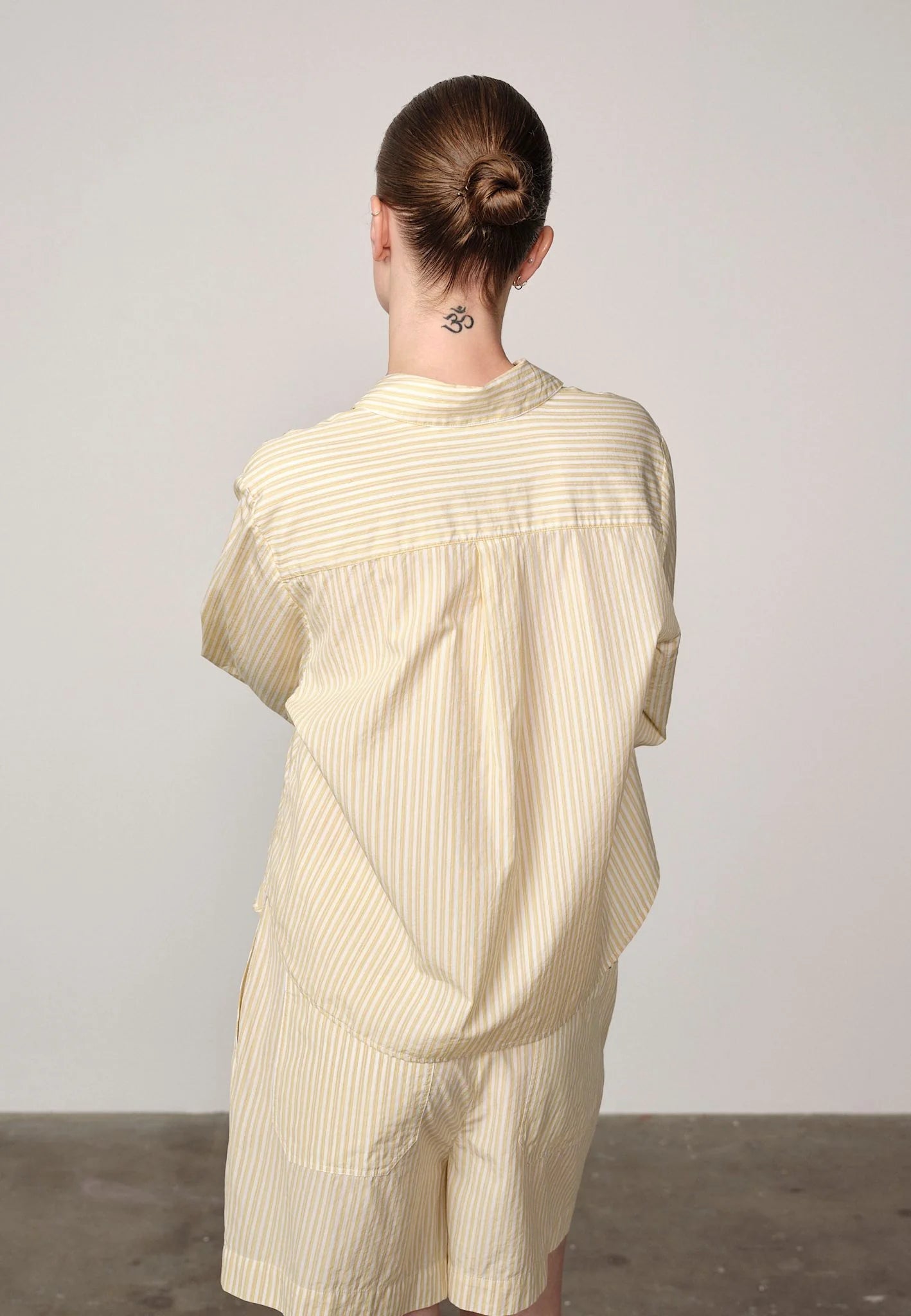 HERSKIND JOVELLE SHIRT YELLOW STRIPE
