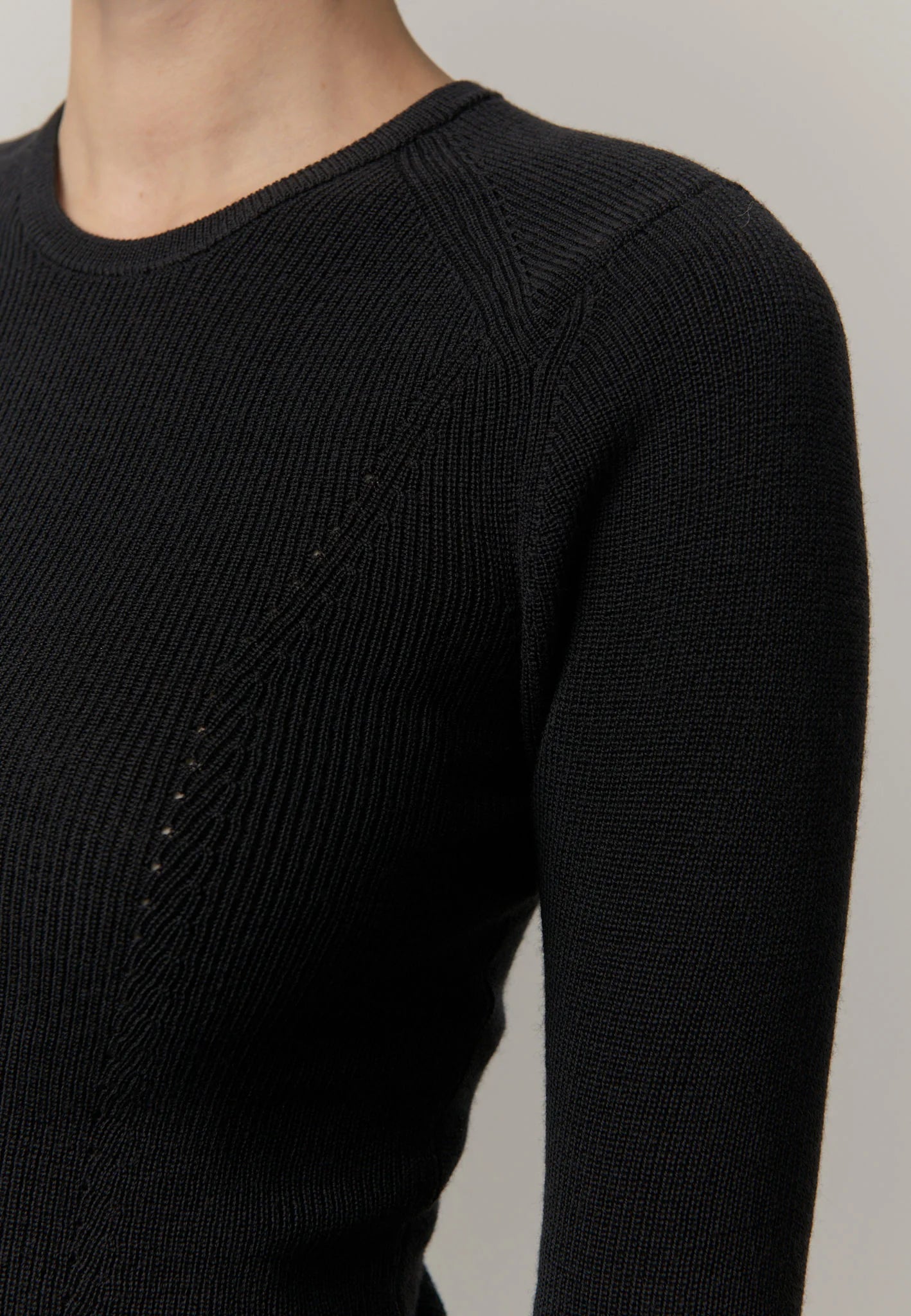 HERSKIND CAMIL KNIT BLOUSE DARK GREY