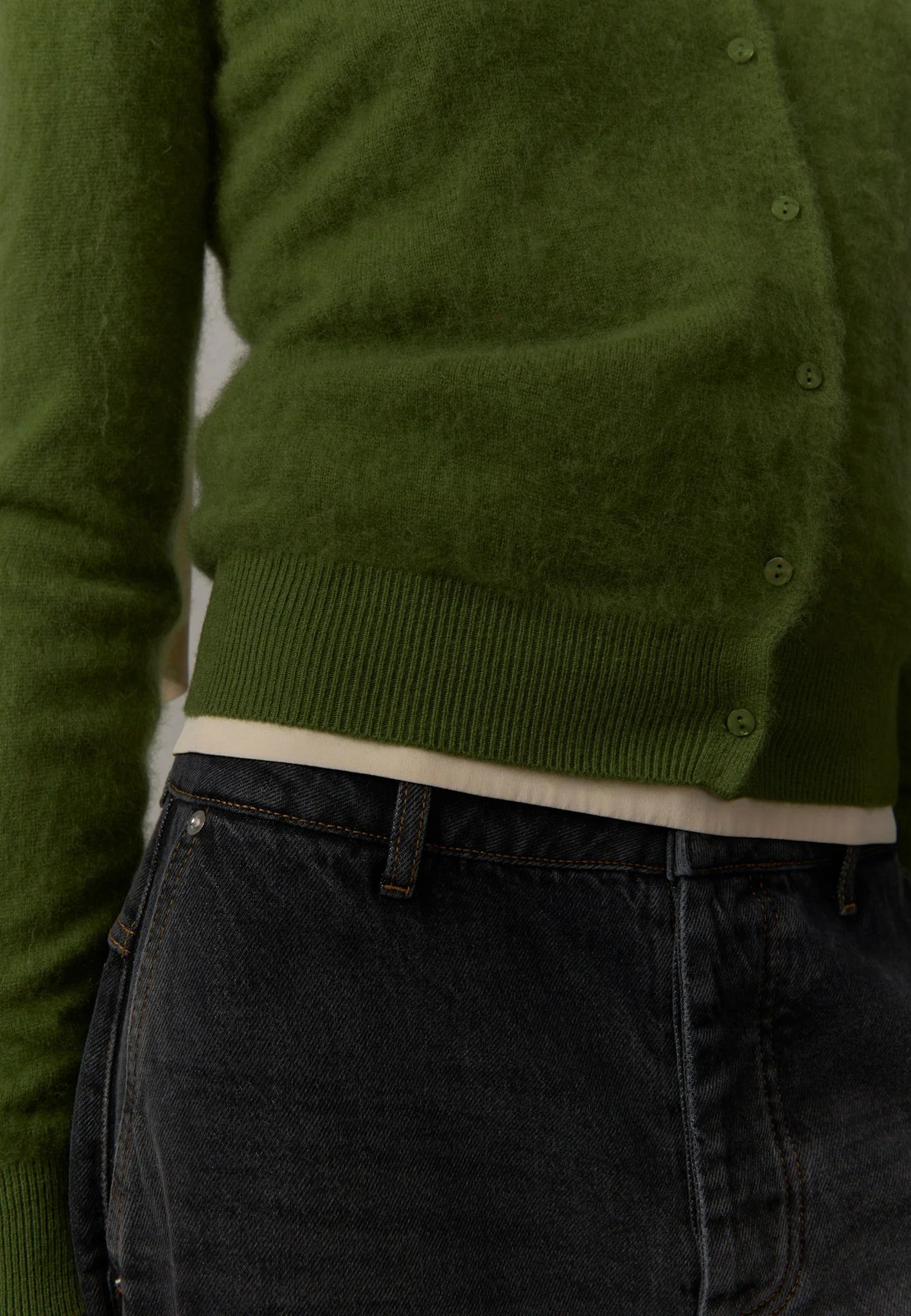 HERSKIND ROSELLE KNIT CARDIGAN GREEN