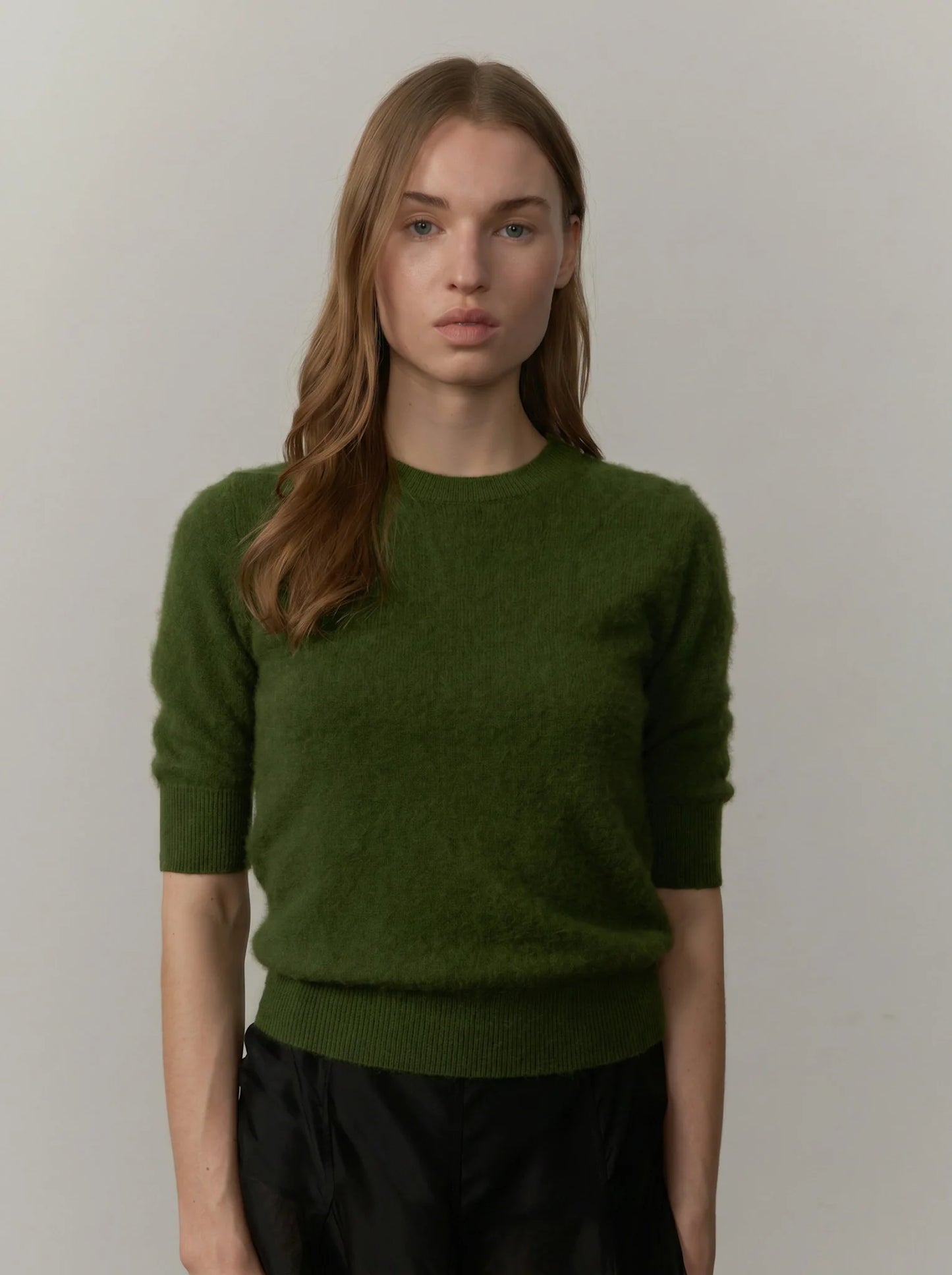 HERSKIND THERESE KNIT BLOUSE GREEN
