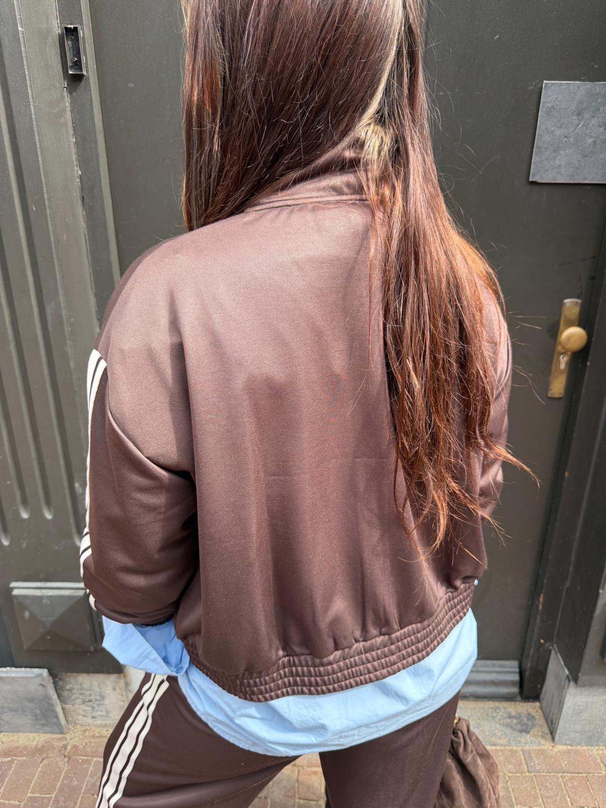 BA&SH JIMI CARDIGAN CHOCOLATE BROWN