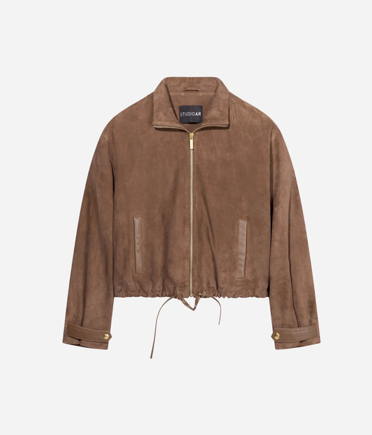 STUDIO AR NOELLE SUEDE JASJE - MOCHA