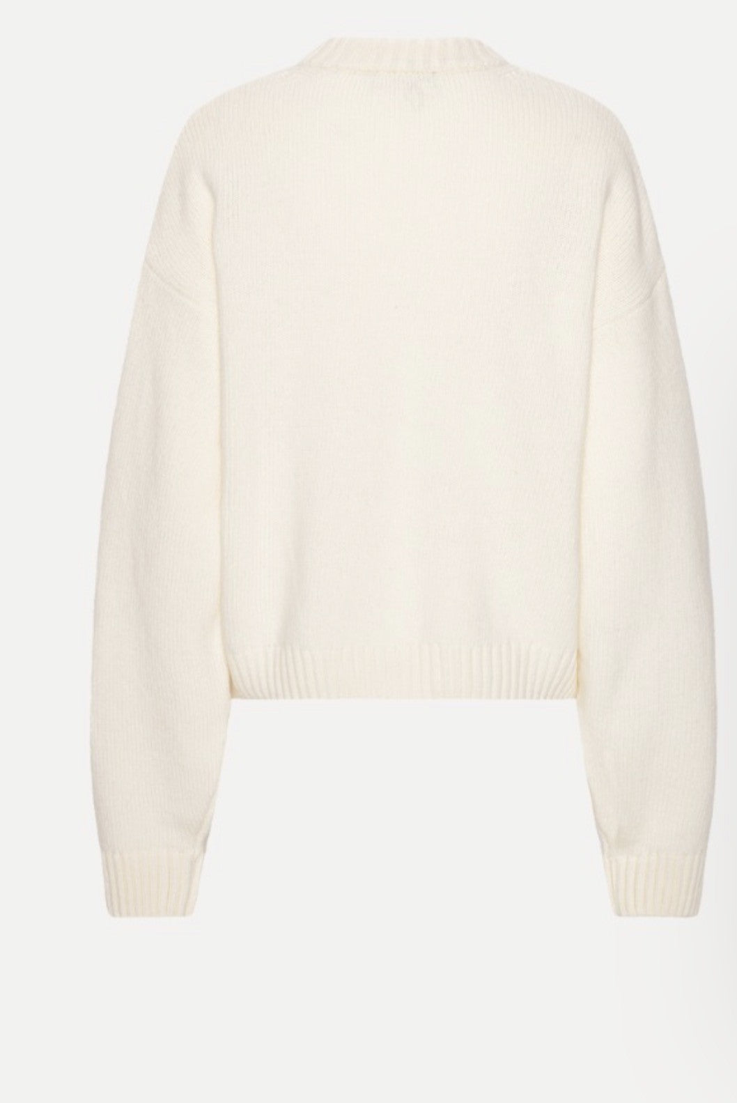 ROTATE CREWNECK SWEATER - BEIGE-WOLWIT