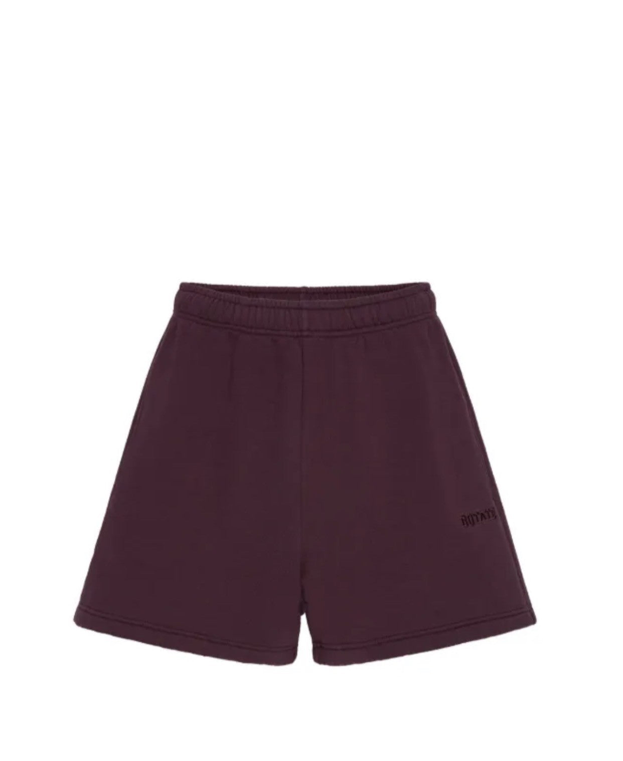 ROTATE CLASSIC SWEAT SHORTS - BORDEAUX