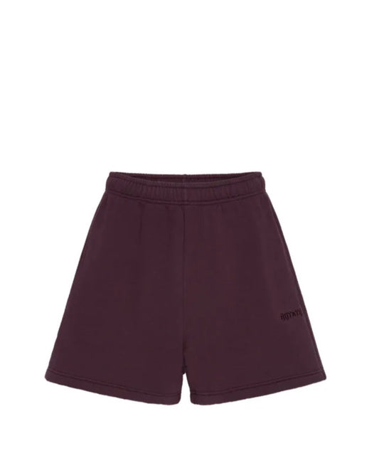 ROTATE CLASSIC SWEAT SHORTS - BORDEAUX