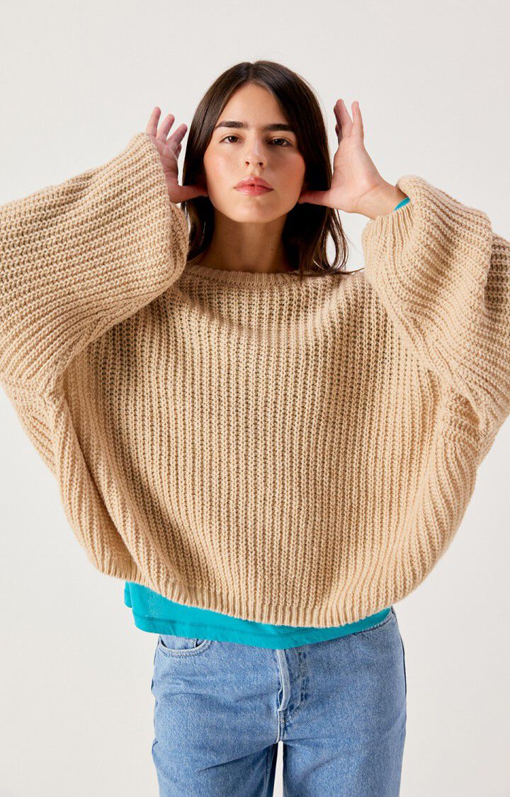 AMERICAN VINTAGE CYROW SWEATER BEIGE