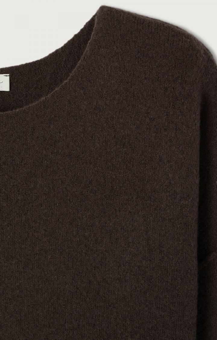AMERICAN VINTAGE DAMSVILLE SWEATER MELANGE BROWN