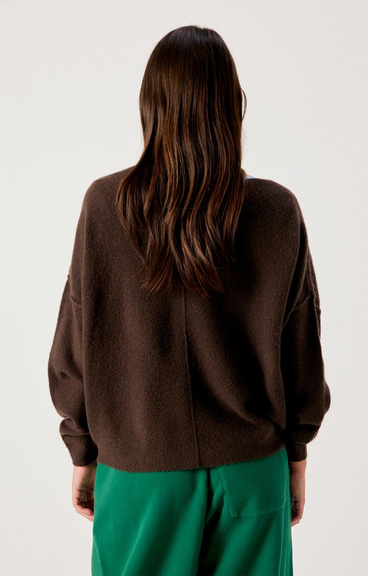AMERICAN VINTAGE DAMSVILLE SWEATER MELANGE BROWN