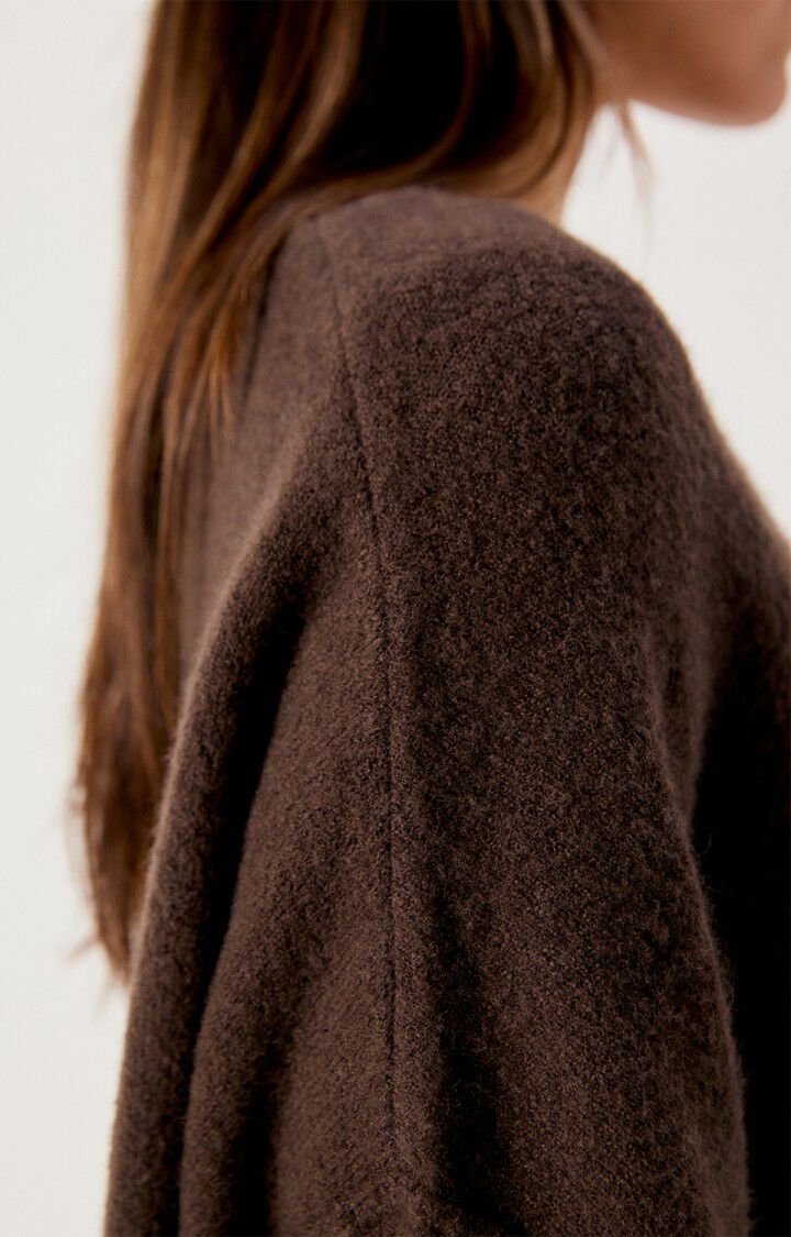 AMERICAN VINTAGE DAMSVILLE SWEATER MELANGE BROWN
