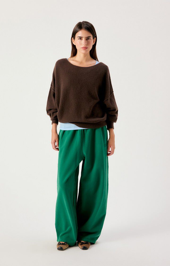 AMERICAN VINTAGE DAMSVILLE SWEATER MELANGE BROWN