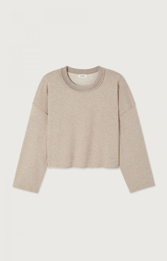 AMERICAN VINTAGE DATOWN SWEATER MELANGE LIEGEOIS
